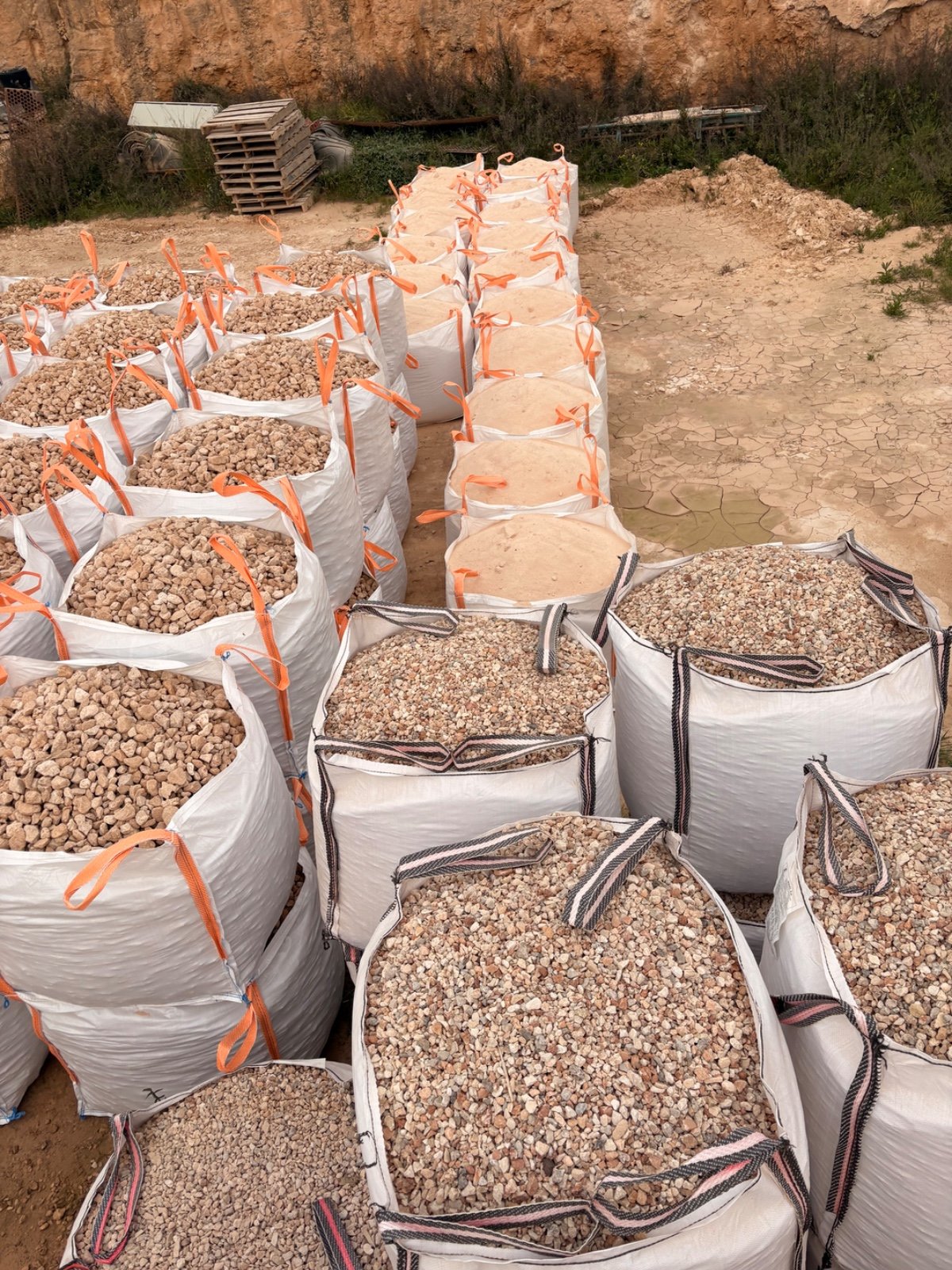 Big bags de grava y áridos de marés